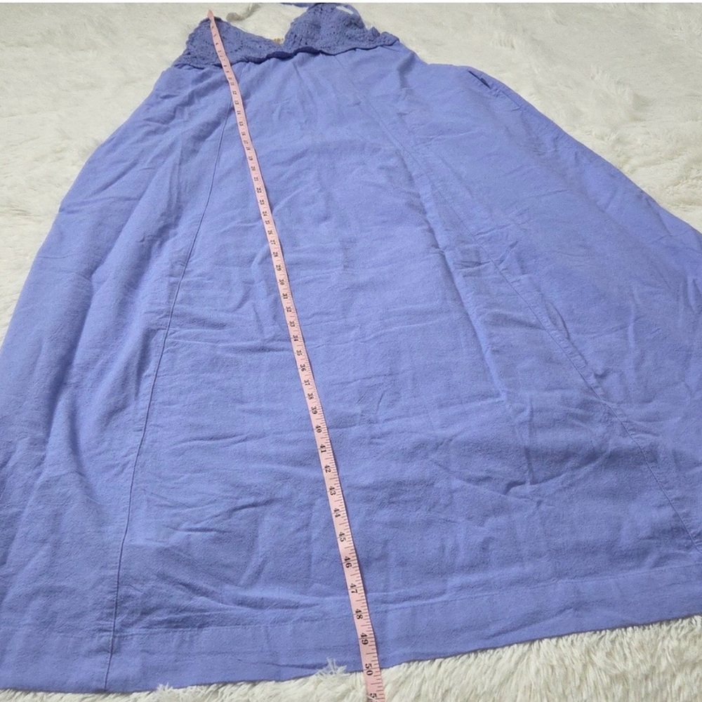 SOLD!! Free People Lovey Maxi Dress in periwinkle NWT size S - Picture 6 of 12